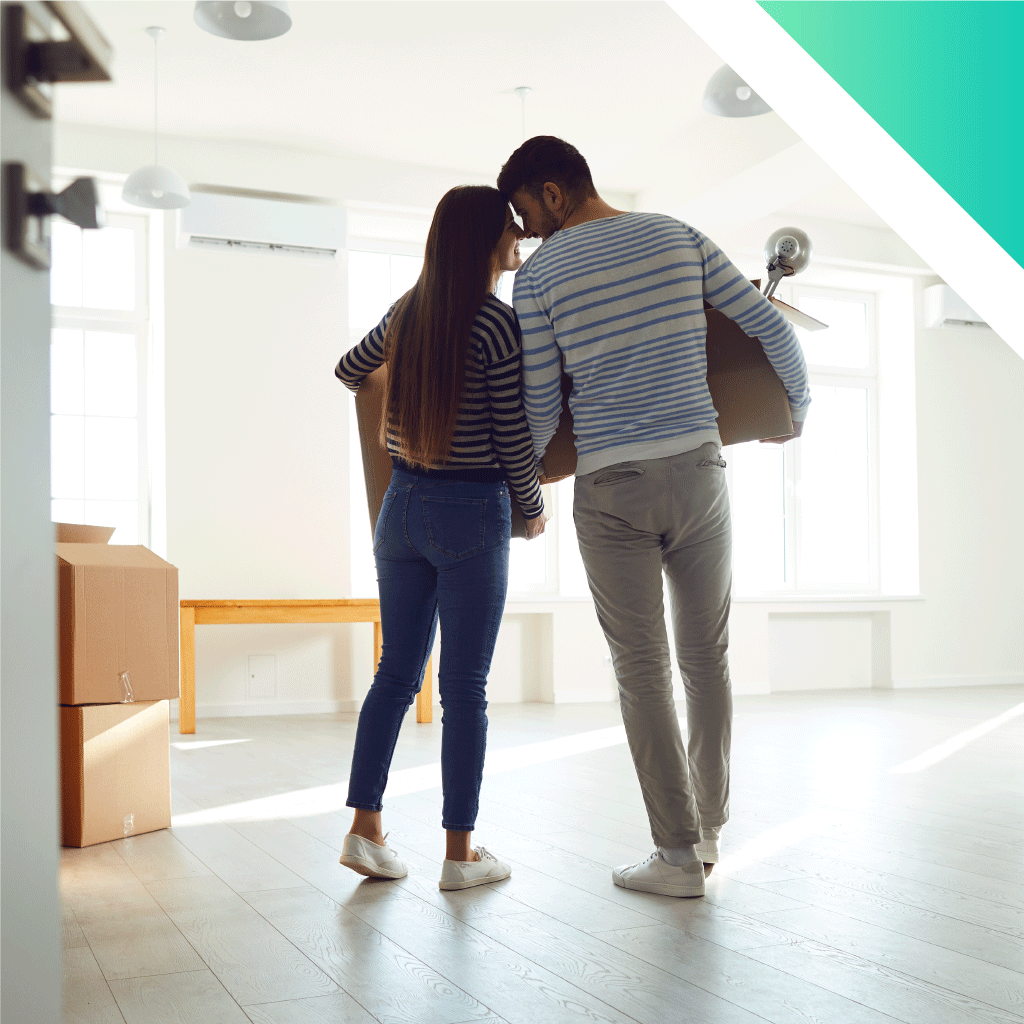 couple moving into new home