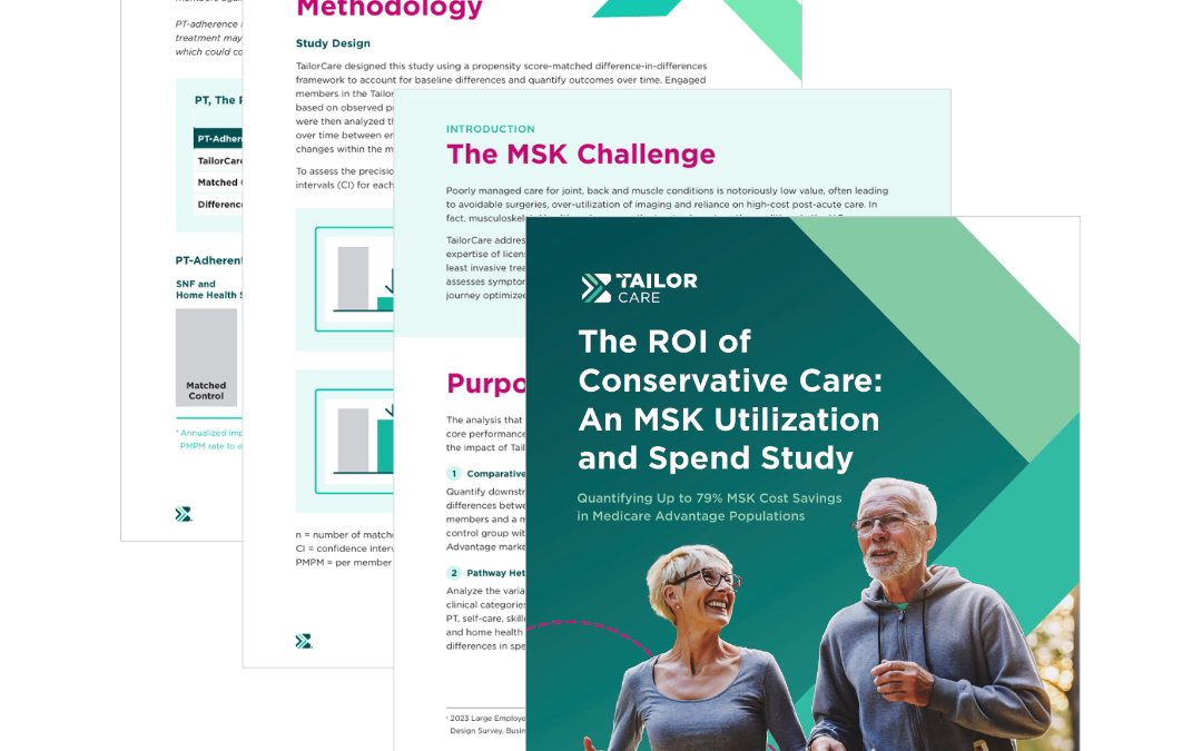 New Study Links Up to 79% Lower MSK Spend for Conservative Care Members